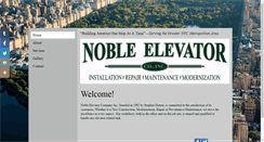 Desktop Screenshot of nobleelevator.com